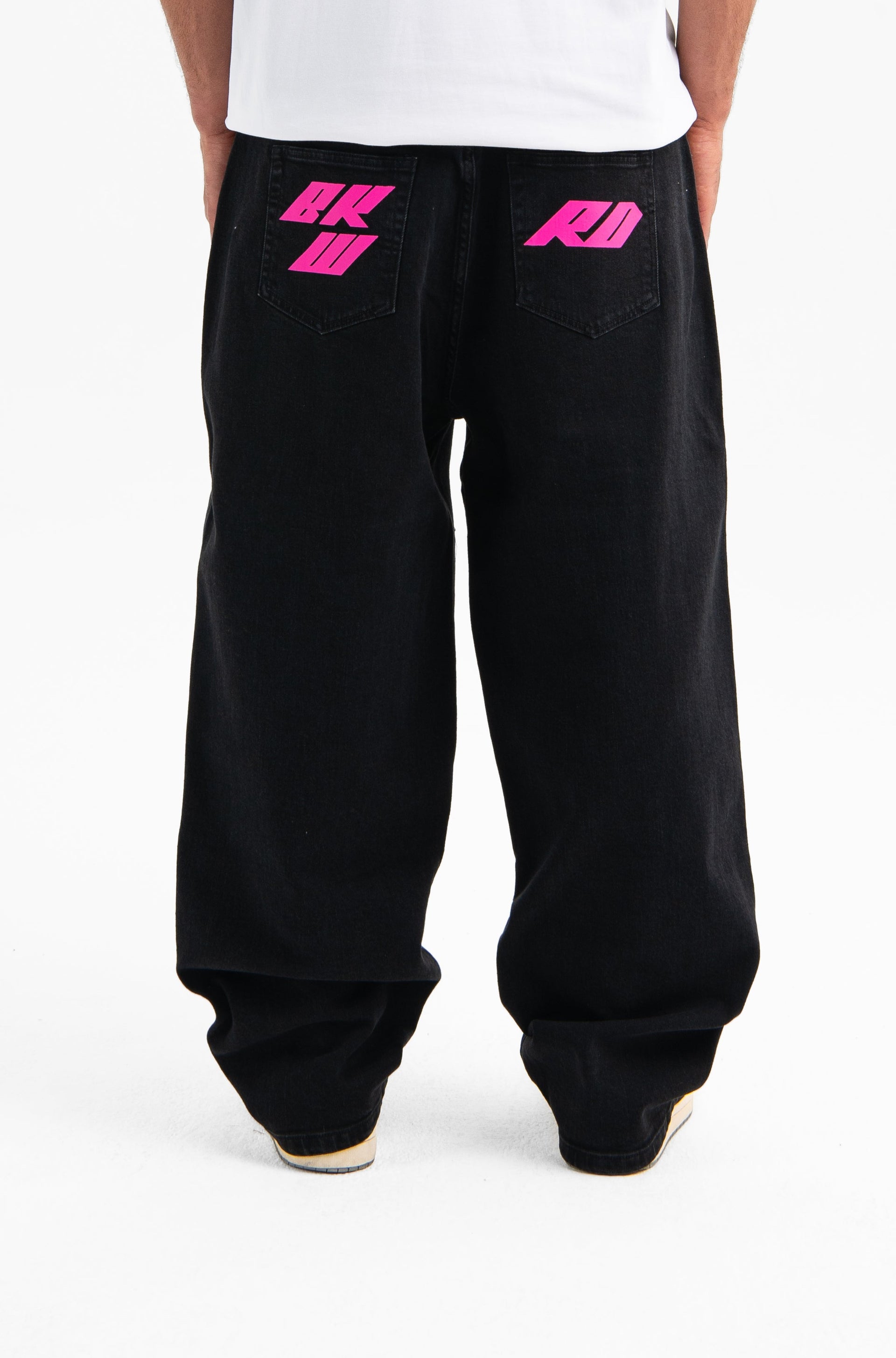 Noir Distressed Denim