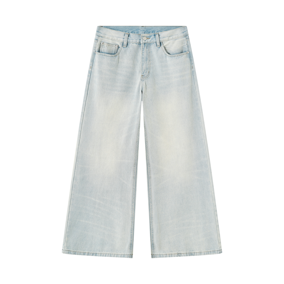 Men's Sunfade Wide-Leg Jeans