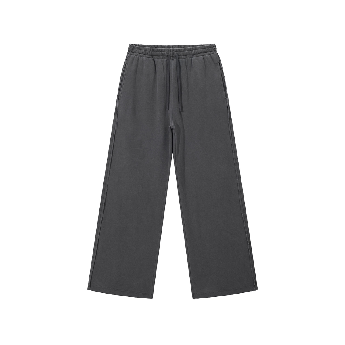 Snow Washed Straight-Leg Sweatpants