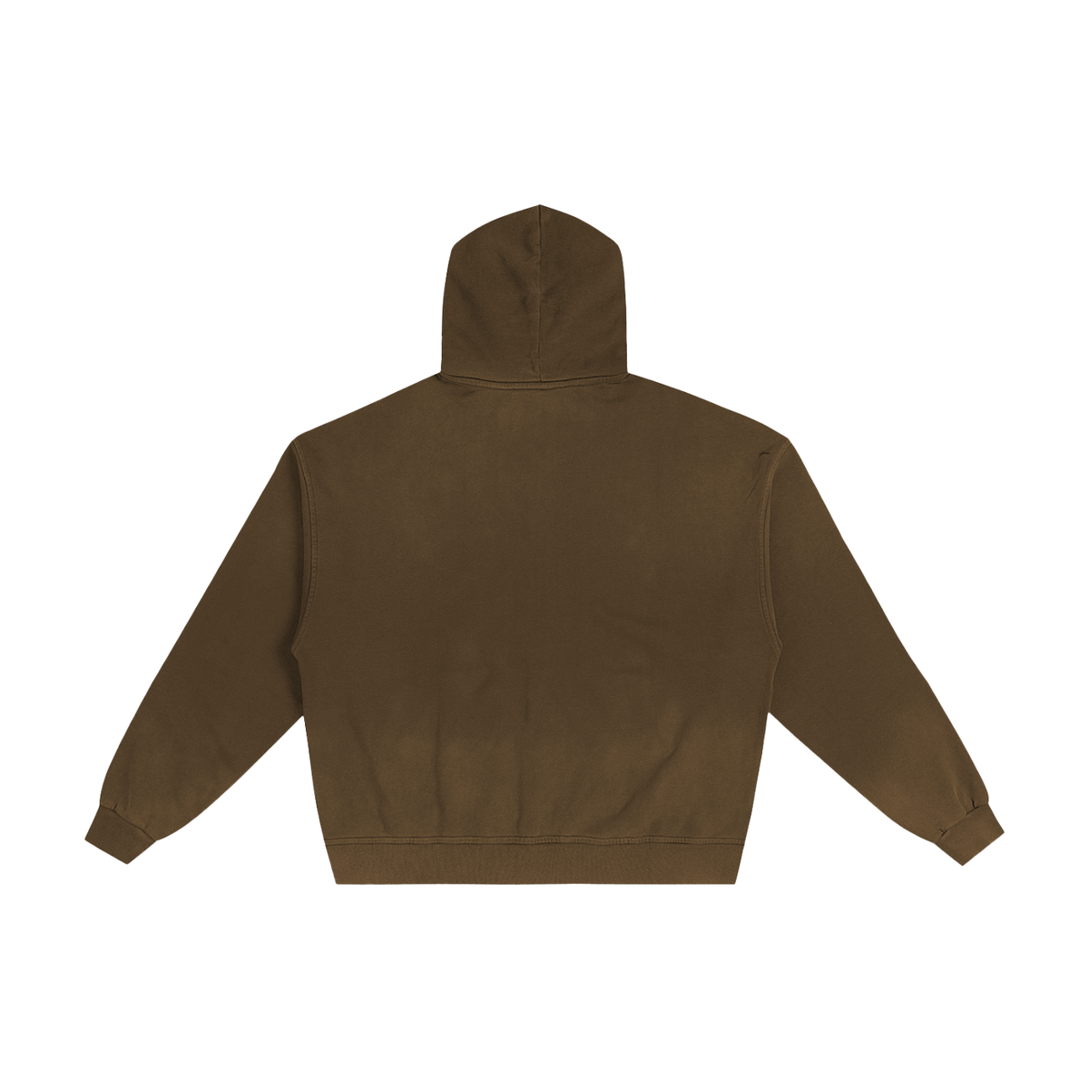 Hand-Frayed Zip Hoodie