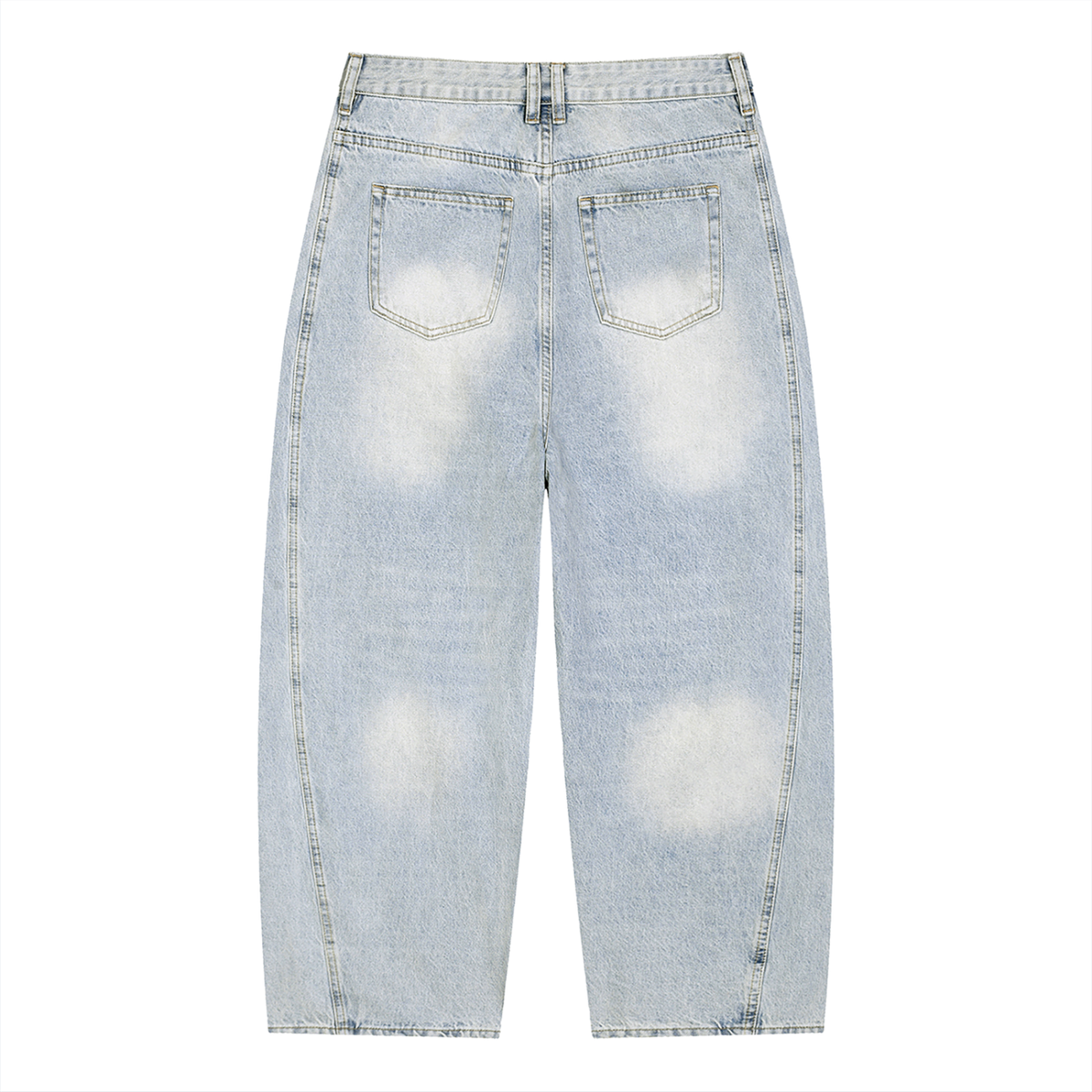 Men's Sunfade Barrel-Leg Jeans
