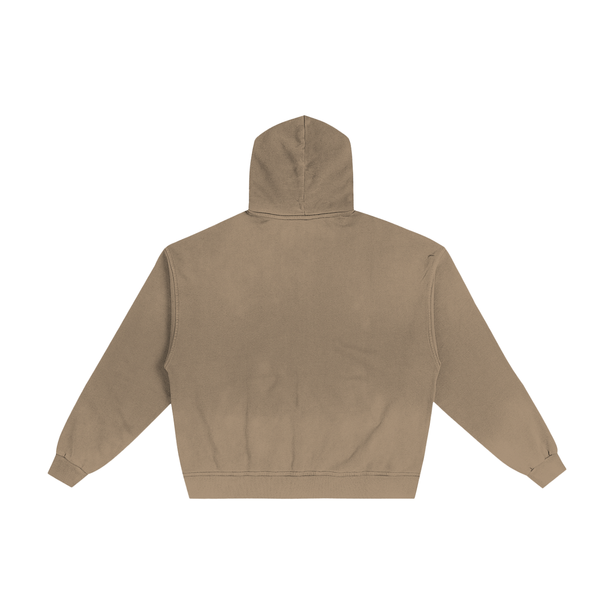 Hand-Frayed Zip Hoodie