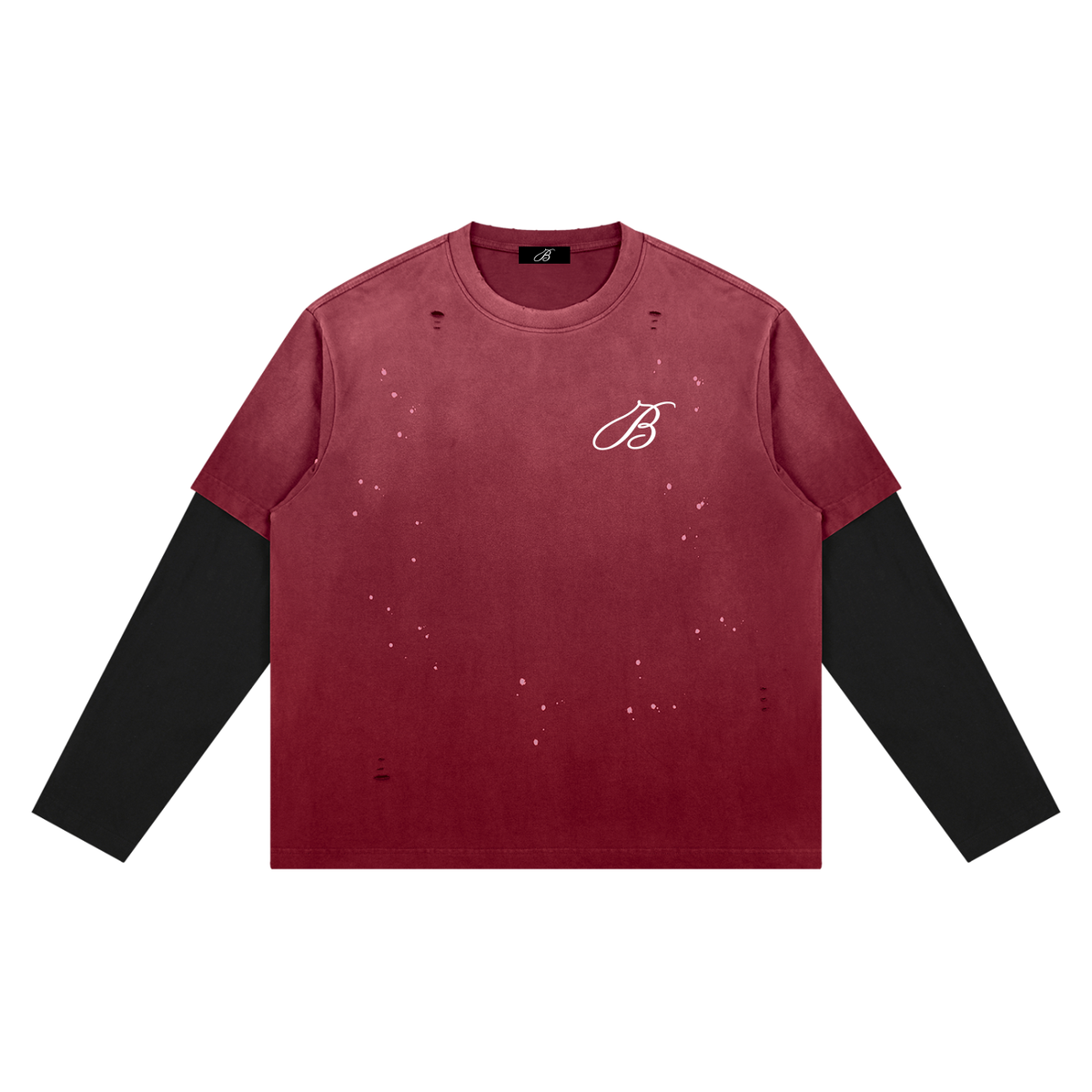 Unisex Distressed Layer T-Shirt