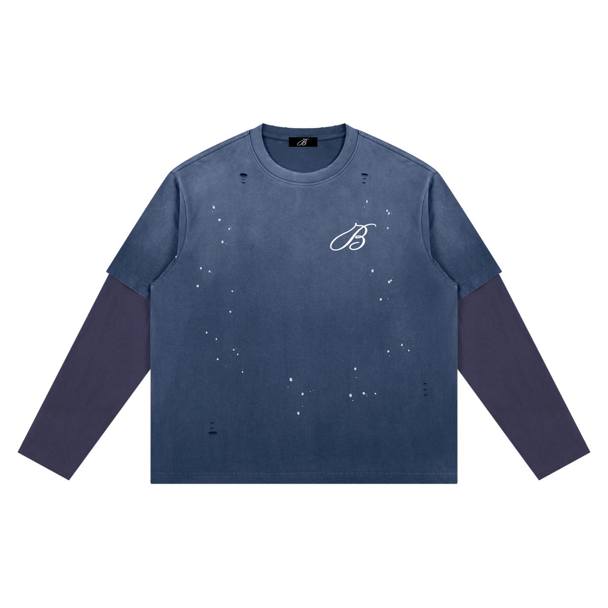 Unisex Distressed Layer T-Shirt