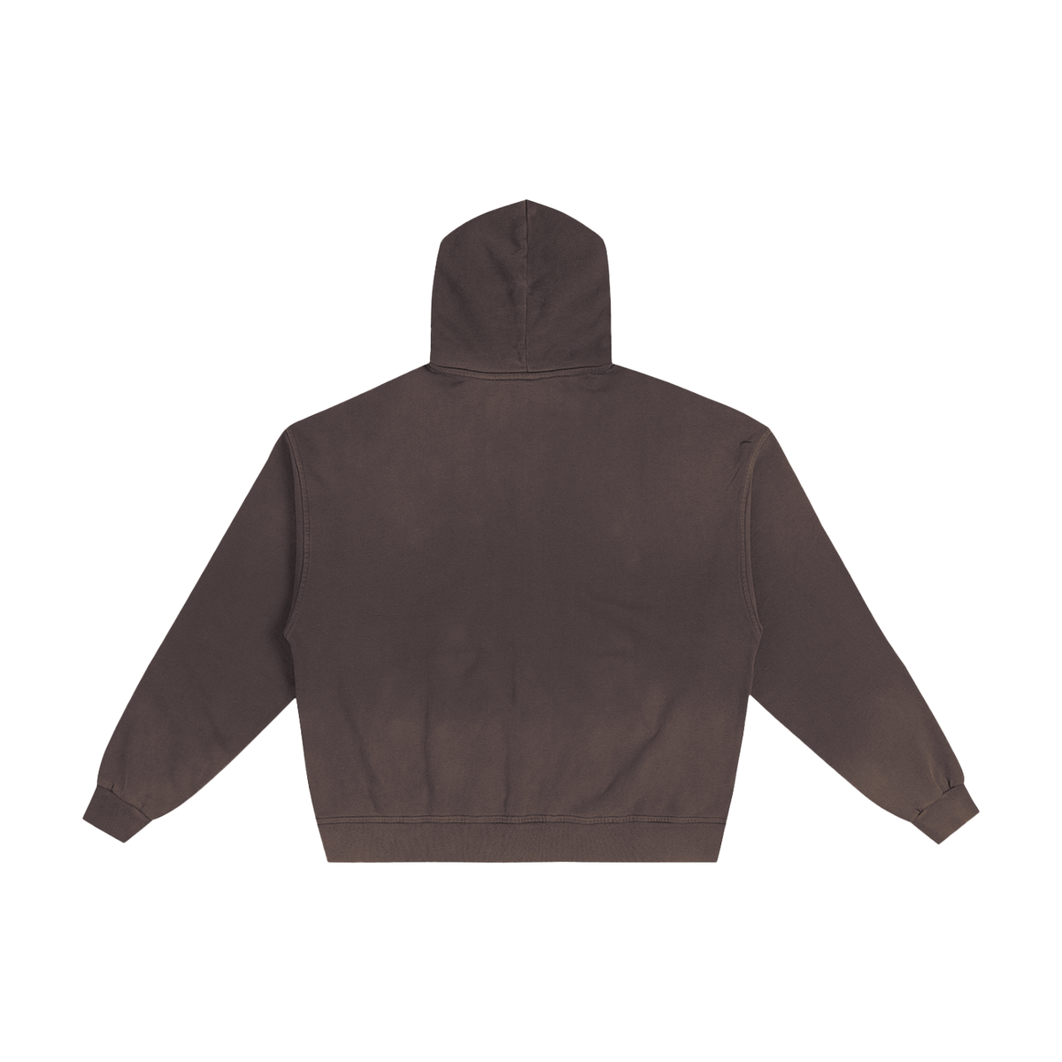 Hand-Frayed Zip Hoodie