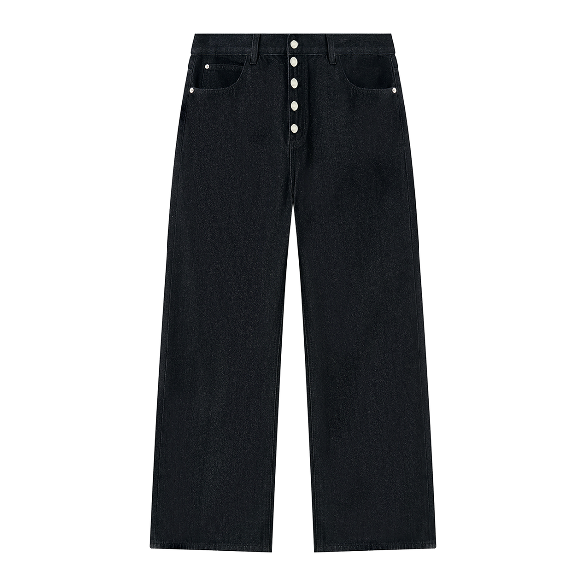 Men's Vintage Wash Wide Leg Denim