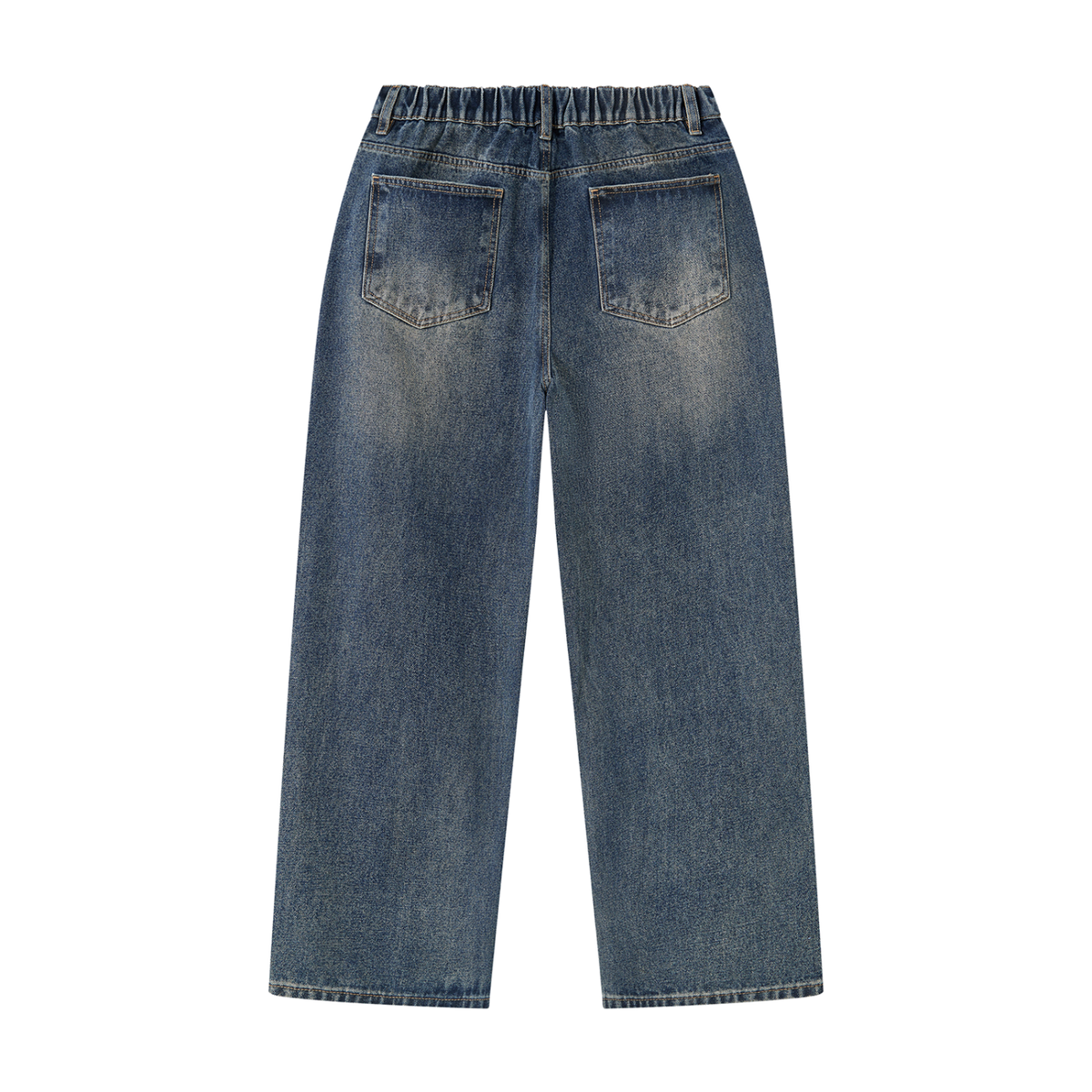 Men's Studded Vintage Wash Jeans