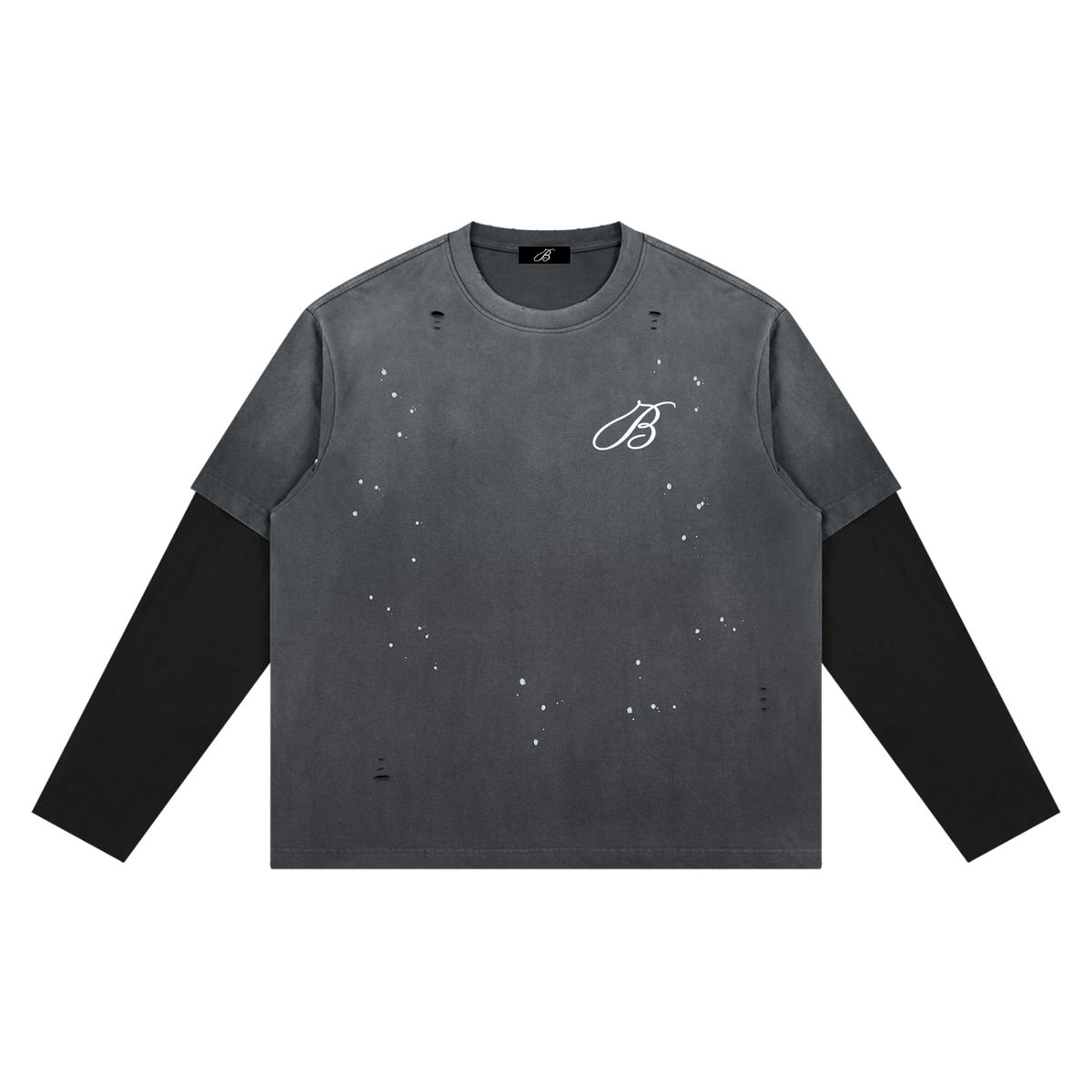 Unisex Distressed Layer T-Shirt